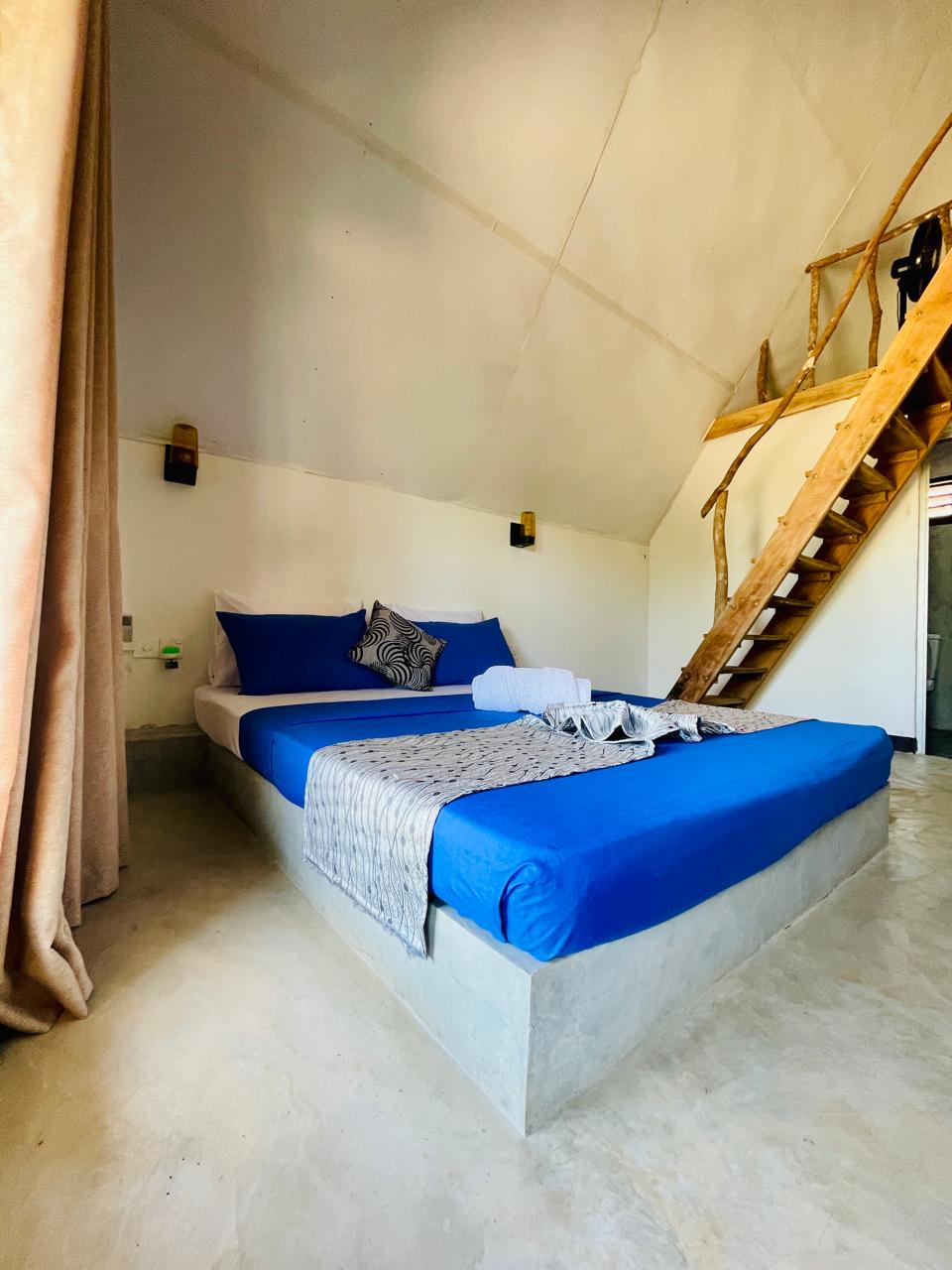 Bedroom with loft