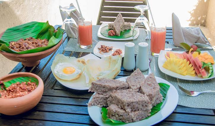 Breakfast spread